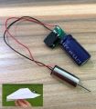 Mini capacitor airplane model kit 6x15mm 3.7V capacitor 46mm propeller PCB. 