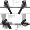 Dexam Wrist Straps Cotton Black Gym Straps Weight Lifting Wrist Straps Used For Workout Fitness 1 Pair Of Gym Wrist Straps Smooth And Comfortable. 