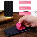 Silicone Suction Pad Phone Holder Self-Adhesive Double Side Rubber Mat | Adhesive Rubber Suction Holder Silicon Square Silicon Pad For mobile phone. 