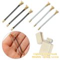 3Pcs For Zippo Zorro Etc Lighter Repair Kit Flints Thimble Spring Movement Screws Base Kerosene Lighter Replacement Lots Tool. 