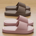 WDZKN Women Summer Slippers Lightweight EVA Flat Home Slippers Concise Solid Color Indoor Bathroom Comfort Massage Floor Slides. 