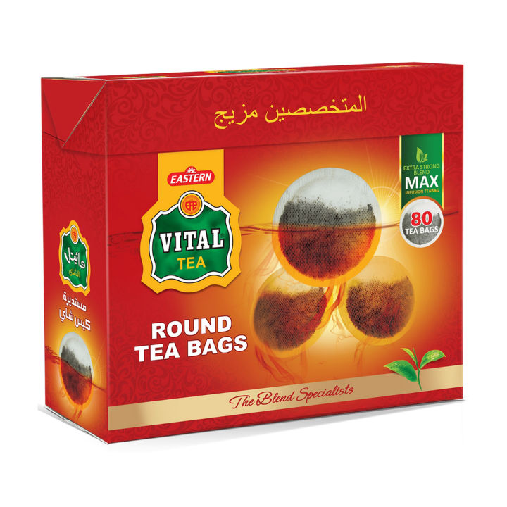 Vital Round Tea Bag 80Pcs