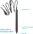 Huion P80 Rechargeable Digital Pen Stylus for Graphics Drawing Tablet Huion New 1060PLUS, WH1409(2048), H610PRO, W58, DWH69, 680TF, Gaomon 1060PRO, M106K, WH850. 