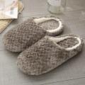 【ALLGOOD】Women's House Slippers Slip-On Anti-Skid Flower Indoor Casual Shoes Snow Slipper. 