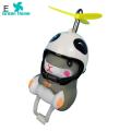 Green Home Animal Figurine Realistic Cartoon Rattle Hamster Bike Horn Decor. 
