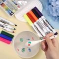 7pcs Marker With 1 Spoon 8 pcs Set Magical Water Painting Pen Colorful Mark Pen Markers Floating Ink Pen Doodle Water Pens Children Montessori _KIT_. 