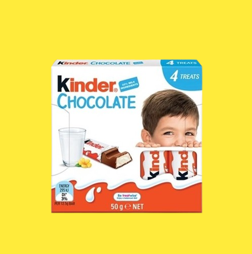 Kinder T4 Chocolate 4 PC Promo 50 g ( Imported )