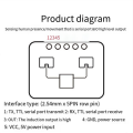 24G MmWave LD2410C Human Presence Radar Sensor Motion Detection Module LD2410C Radar Module. 