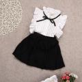 2pcs Kids Baby Girls T Shirt Tops+Shorts Skirt Dress Clothes Set. 