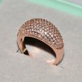 Milangirl High Quality Big CZ Rings Bling Rings for Women Wedding Engagement Fashion Jewelry Golven Toy. 