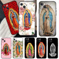 Virgen De Guadalupe Virgin Mary Phone Case For iPhone 11 12 13 14 15 Pro XS Max Mini Cover For iPhone X XR 7 8 Plus Back Case. 