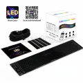 Car LED Matrix Pixel Panel Bluetooth USB 5V -  RGB Pattern  Scrolling Text Board Windshield Advertising Screen Bluet- Waterproof Mobile App Programmable Flexible Screen Display Animation Led Car Sign for Shop Ad -Text Animation Display. 