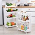 Multi-Purpose Utility Rolling Cart Trolley Organizer with Wheels. 