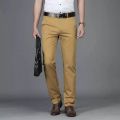 Mens Formal Office wear Pants in Cotton Jeans Fabric and Best Camel Color with Soft Good Fabric. 