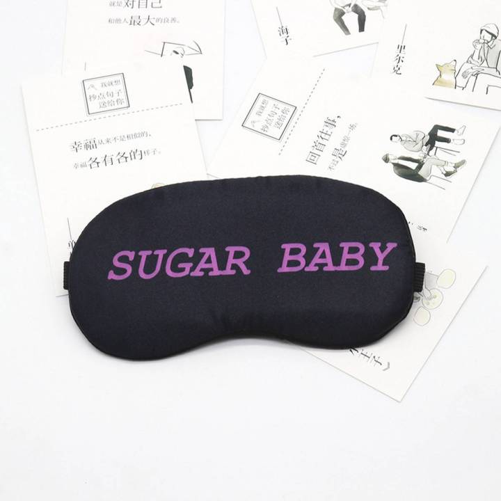 Sugar Baby Comfortable Soft Cute Sleep Mask Blindfold with Cooling Gel Pad For Eyes Super Soft Breathable Cool Warm Therapy Sleeping Mask