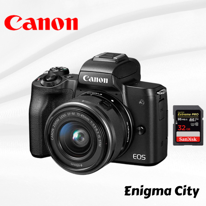 Canon M50 Mirrorless Digital Camera with 15-45mm Lens