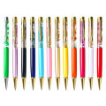 Office School Supplies Rose Gold Pen Fresh Artificial flowerss Signature Office School Supplies Ball Pen. 