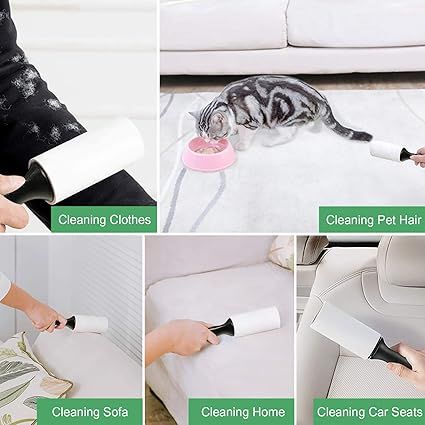 Lint%20Roller%20Sheets%20Lint%20Remover,%20Dust%20,Hair%20and%20More%20Sticky%20Paper%20Clothing%20Dust%20Replacement%20Rolls%20-%20Image%202