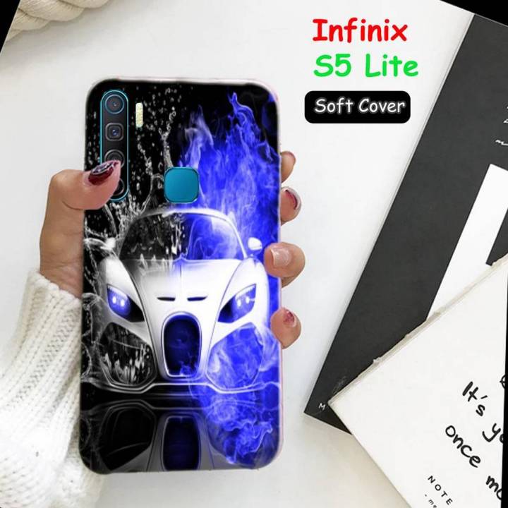 Infinix S5 Lite Pouch Cover - Car Soft Back Cover Case for Infinix S5 Lite