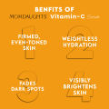Vitamin-C 10% Ferulic Acid 1% Skin Serum for Brighter, Hydrated Skins, Reduces Dark Spots with MomDaughts Face Serums - 30ml. 