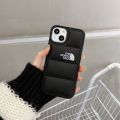 NEW THE NORTH FACE Down jacket phone Case for IPhone 13 12 11 pro max 7 8Plus XR X XS Anti falling mobile phone case Couple Soft case. 
