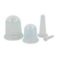 Silicone Massage Cups for Lymphatic or Facial Cupping سیلیکون سکشن مساج کپ سیٹ (Set of 4 cups). 
