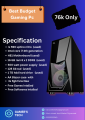 Gaming and Editing Pc Intel core i7 4th gen with rx 590 8gb graphic card. 