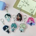 Popular Anime Double Sided Acrylic Alien Stage Keychain DIY Accessories Car Keyring Backpack Charm Anime Fans. 
