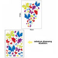 Wall Sticker For Bed Room  Colorful Butterfly Wall Paper PVC Removeable Decoration Wall Art Self Adhesive Wall Art Decor. 