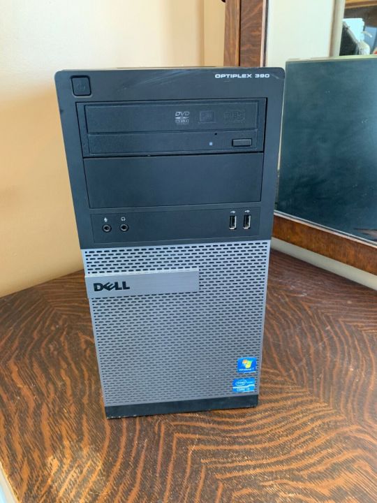 Optiplex 380 5Gb Ram 320gb hard disk 1gb Graphics Card Tower Pc
