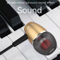 KOKKO In-ear Headset Wire-controlled Smart Call Earphone With Microphone All-metal Bass Music Headphones For Android V1. 