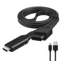 Video Converter High Resolution for WII to HDMI-compatibale 1080P Game Video Adapter. 