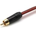 2X RCA Speaker Cable Bare Wire Speaker Wire to RCA Plug, Replace RCA Plug Connector Adapter to Bare Wire Open Audio. 