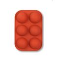 Half Sphere Silicone Ball Mold 6 Cavity Medium Size. 