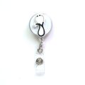 Cute Medical Pvc Badge Retractable Badge Reel Nurse Doctor Student Exhibition ID Card Clips Badge Holder Stationery. 