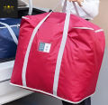[Crownstage] High Quality Super Large Capacity Quilt Storage Bag For Clothes Blankets Closet Organizer Moving Tote Bag Zipper Durable Handbag Luggage Pack Size 23 x 19 x 23 Inches. 