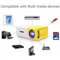 YG300 Mini Portable 1080P HD LED Projector Multimedia Home Theater. 