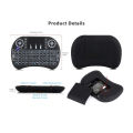 Mini Wireless Keyboard Touchpad Backlit RGB Android TV box Keyboard 2.4 Ghz Rechargeable Keyboard. 
