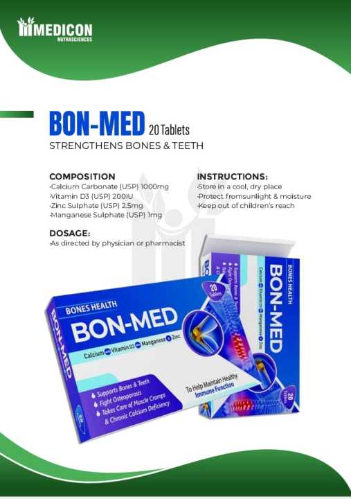 BON-MED%20(Health%20Bones)%20Calcuim%20With%20Vitamin%20D3%20%2020Tablets%20-%20Image%203