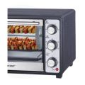 Westpoint Oven WF-2800 RK - Rotisserie with Kebab Grill - Oven Toaster - 28 Liters Large Capacity - Black. 