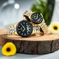 SVESTON SAPPHIRE SV-7481-C-5 Stainless Steel Couple Watch. 