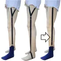 Men's Shirt Stays Y Style Classic Style Stirrup Shirt Stays Sock Garter Belt Black. 