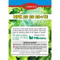 500 Gm - Imported Npk 20-20-20 With Te All Purpose Fertilizer For All Plants. 