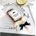 10pcs Transparent Cakesicle Boxes Gift Plastic Box Ice Cream Shaped Boxes Gift. 