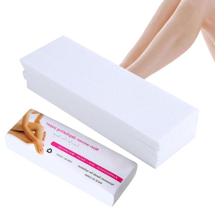 50 pcs/pack Beauty Hair Removal Depilatory paper Roll Waxing Nonwoven Epilator Wax Strip Paper