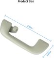 Auto Inner Roof Pull Handle Grab Beige With Hook LH=RH Universal For Toyota  For Corolla For Rav4 Yaris For Vitz For Belta. 