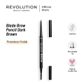 Makeup Revolution London - Relove By Blade Brow Pencil Dark Brown. 