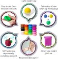 36 / 50 / 100 Pcs - Air Dry Polymer Foamic Clay Dough For Educational Creativity Molding Shapes Activity Slime Toy For Kids Boys Girls Children Plasticine Safety Modeling Polymer Light Foam Fomic Clay Playdough Fun Playing Party Mind and Brain Play Toys. 