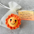 1 Piece Sending Sunshine Gift-Thinking of You Present Friendship Gift Happiness Sympathy Gift Baskets Feel Better Gifts for Women the Little Sun 5.8cm. 