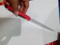 1 pcs 10 inch original stainless steel kinfe with Red and Black Handle kitchen knife  cooking knife premium quality  knives. 